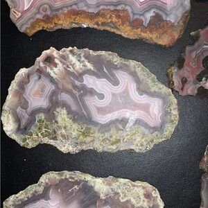 Decorative Purple Aqua Nueva agate Slices from Mexico 🇲🇽
